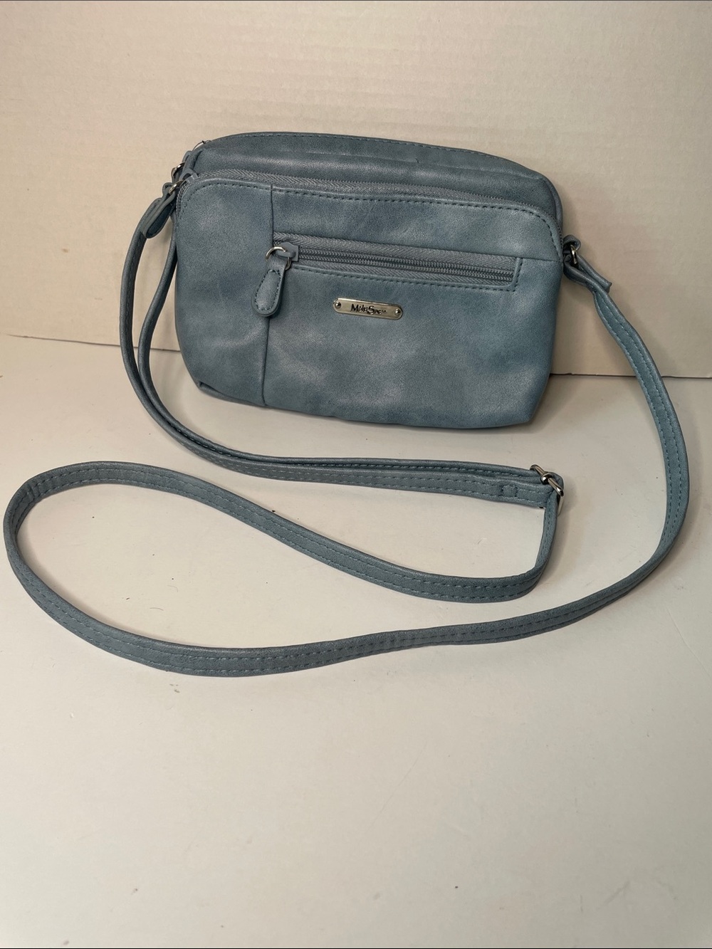 Multi Sac Mini Blue Crossbody Bag